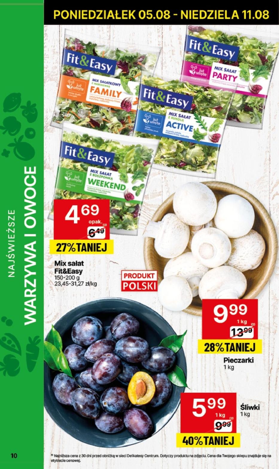Gazetka promocyjna Delikatesy Centrum str. 10