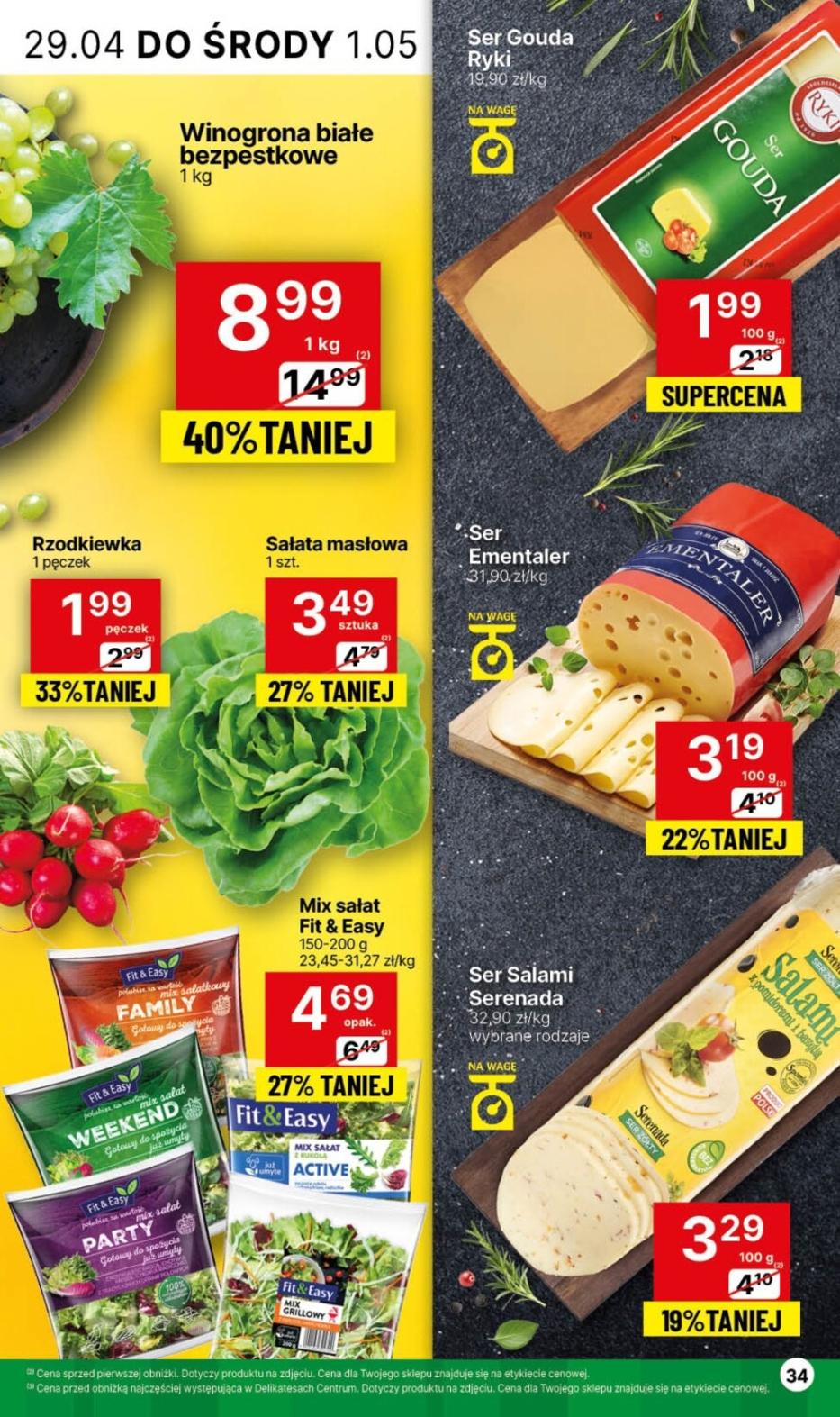 Gazetka promocyjna Delikatesy Centrum str. 34