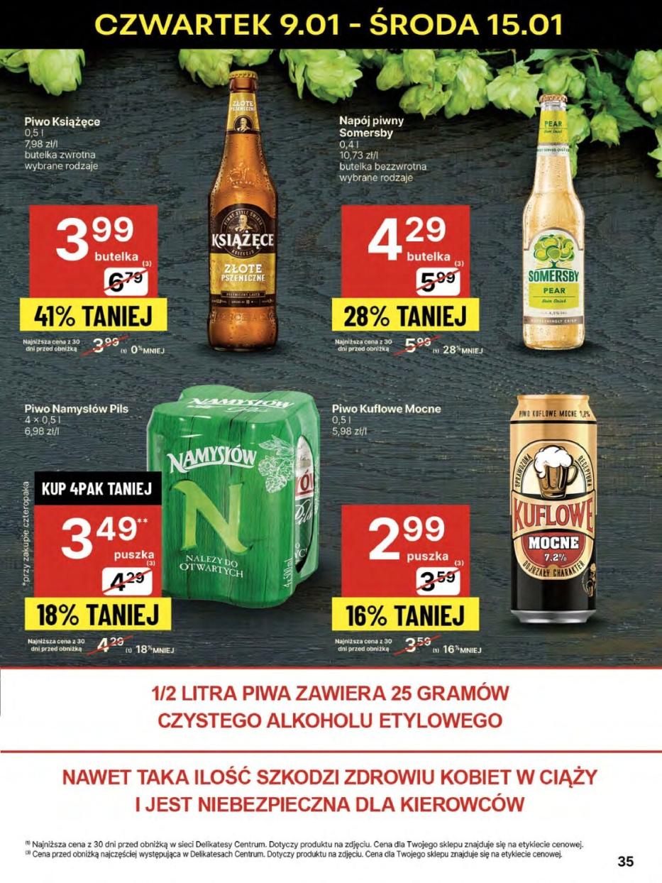 Gazetka promocyjna Delikatesy Centrum str. 35