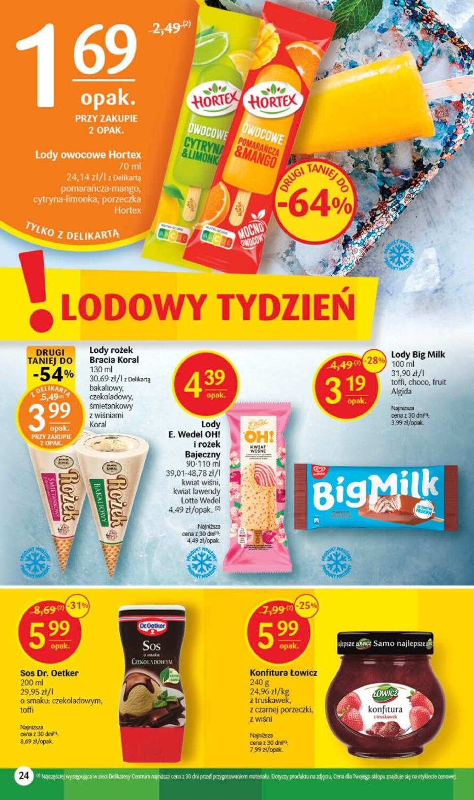 Gazetka promocyjna Delikatesy Centrum str. 24
