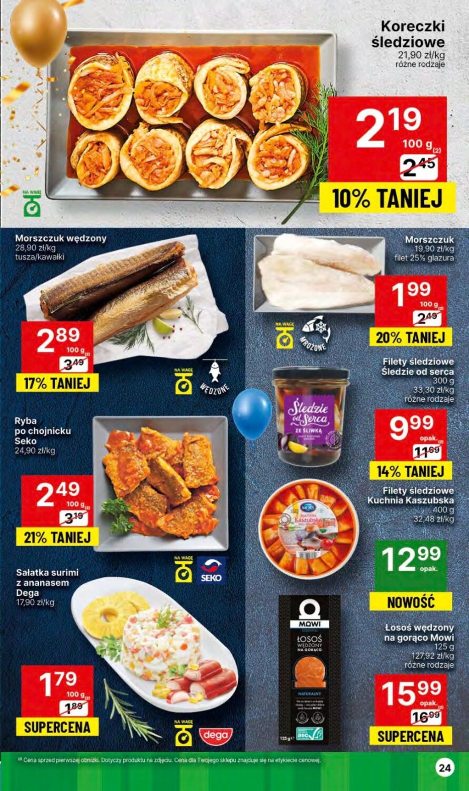 Gazetka promocyjna Delikatesy Centrum str. 24