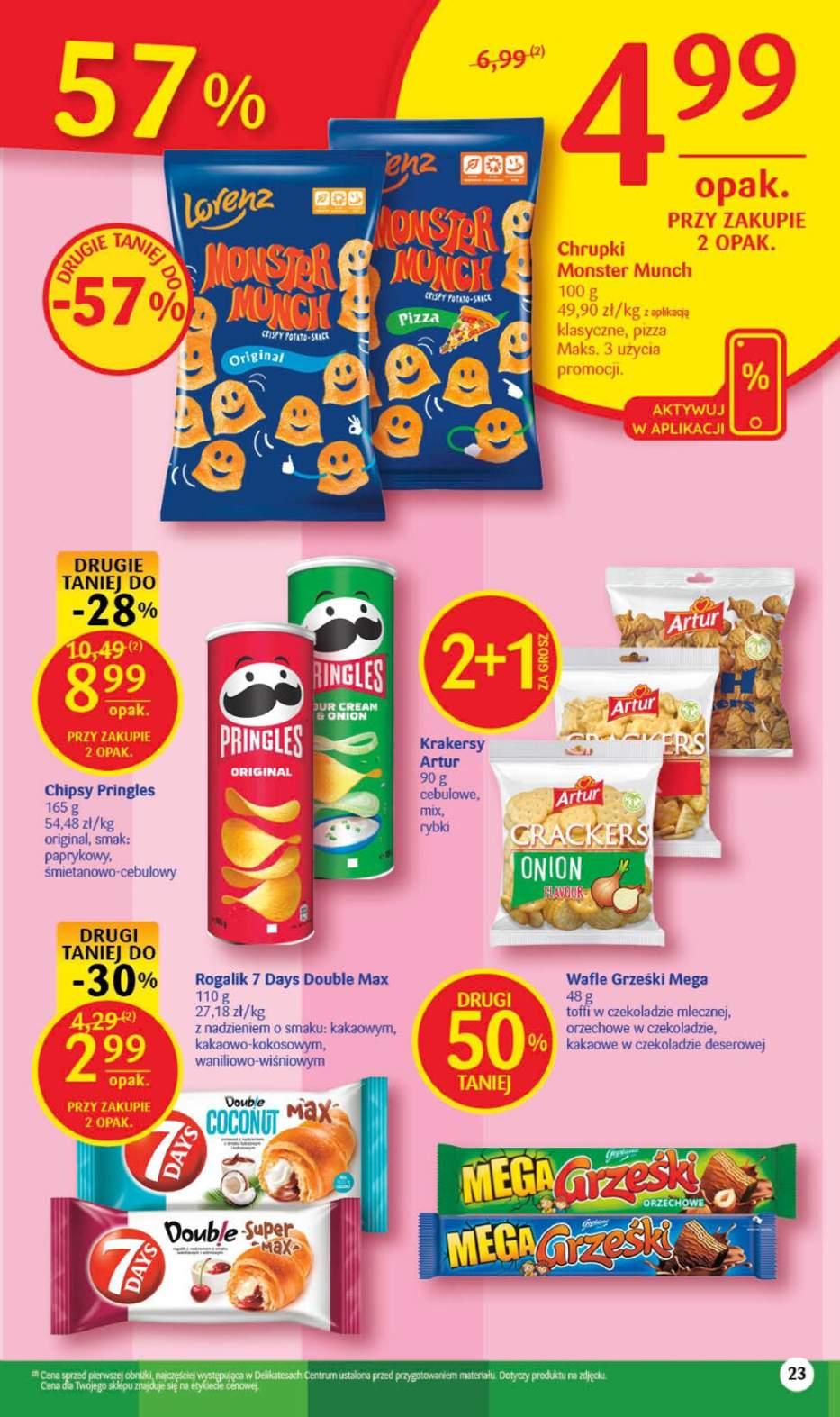 Gazetka promocyjna Delikatesy Centrum str. 23