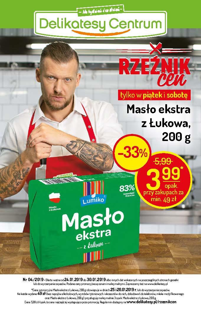 Gazetka promocyjna Delikatesy Centrum str. 1