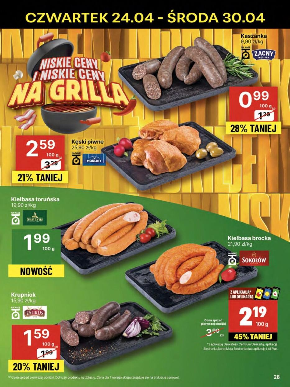 Gazetka promocyjna Delikatesy Centrum str. 28