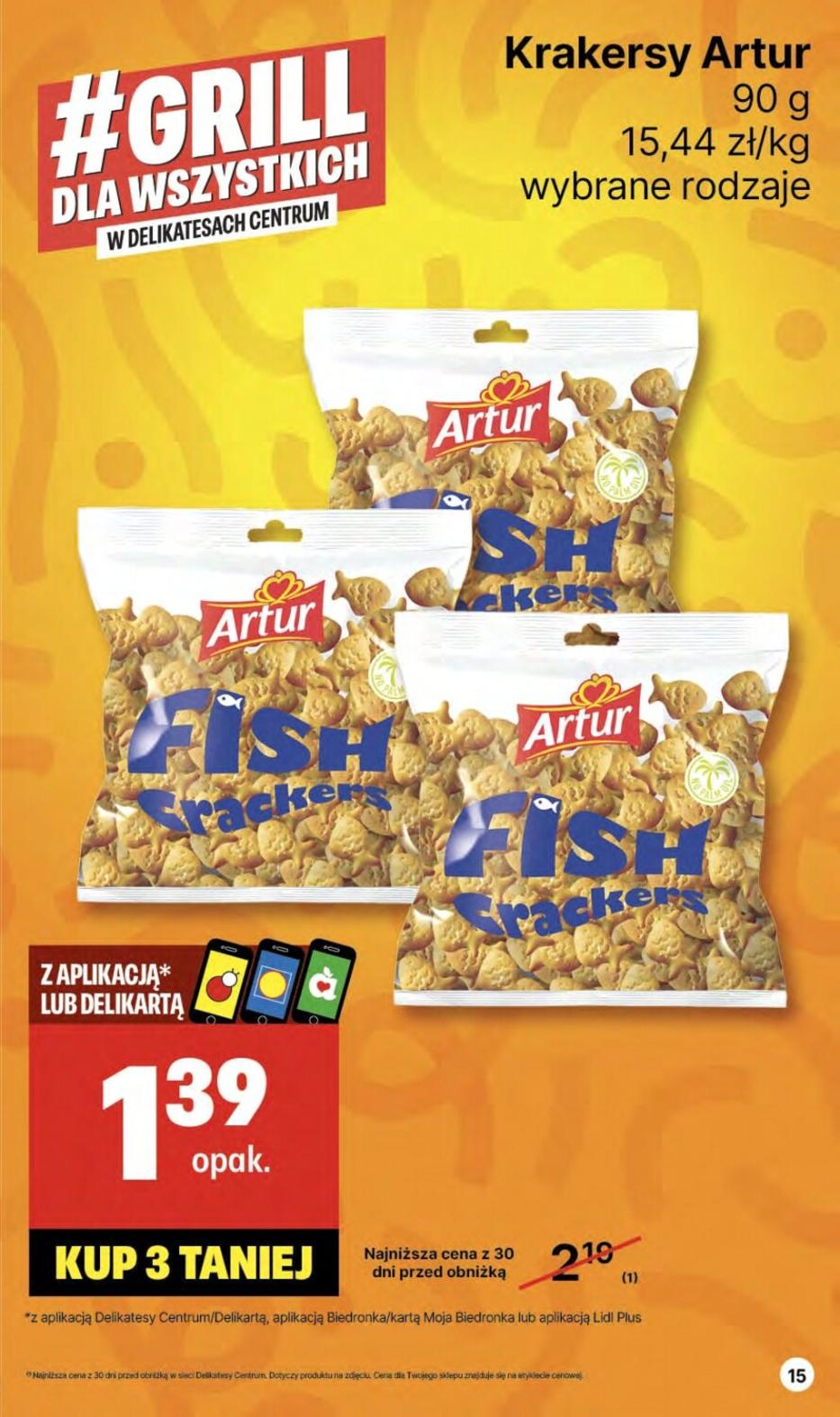 Gazetka promocyjna Delikatesy Centrum str. 15