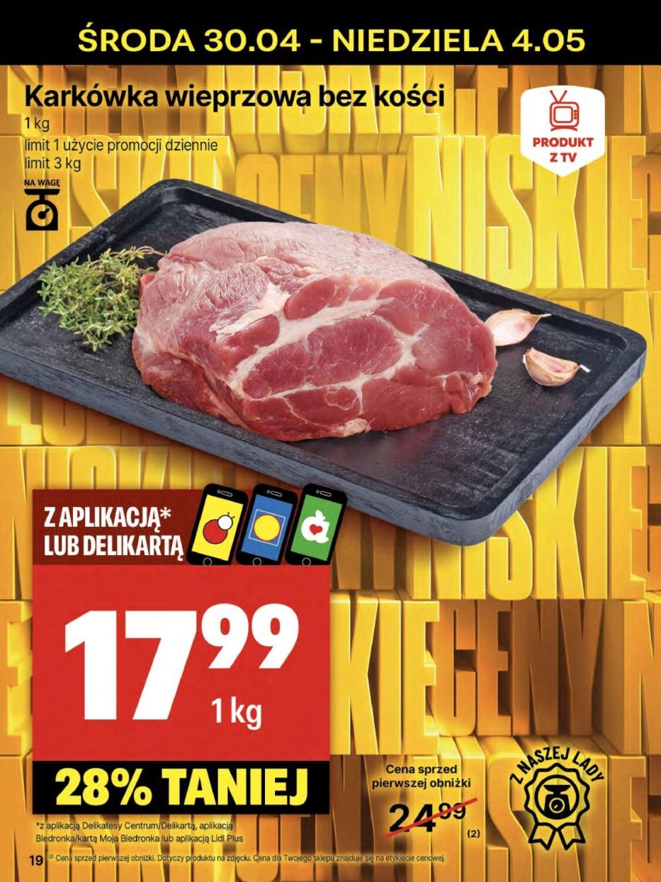 Gazetka promocyjna Delikatesy Centrum str. 19