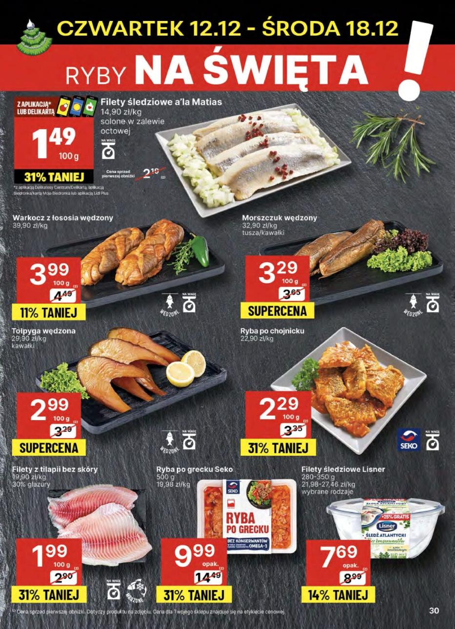 Gazetka promocyjna Delikatesy Centrum str. 30