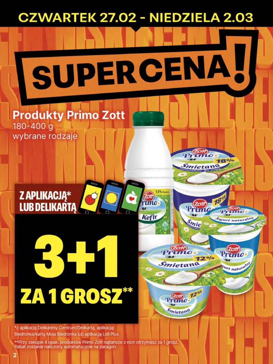 Gazetka promocyjna Delikatesy Centrum str. 2