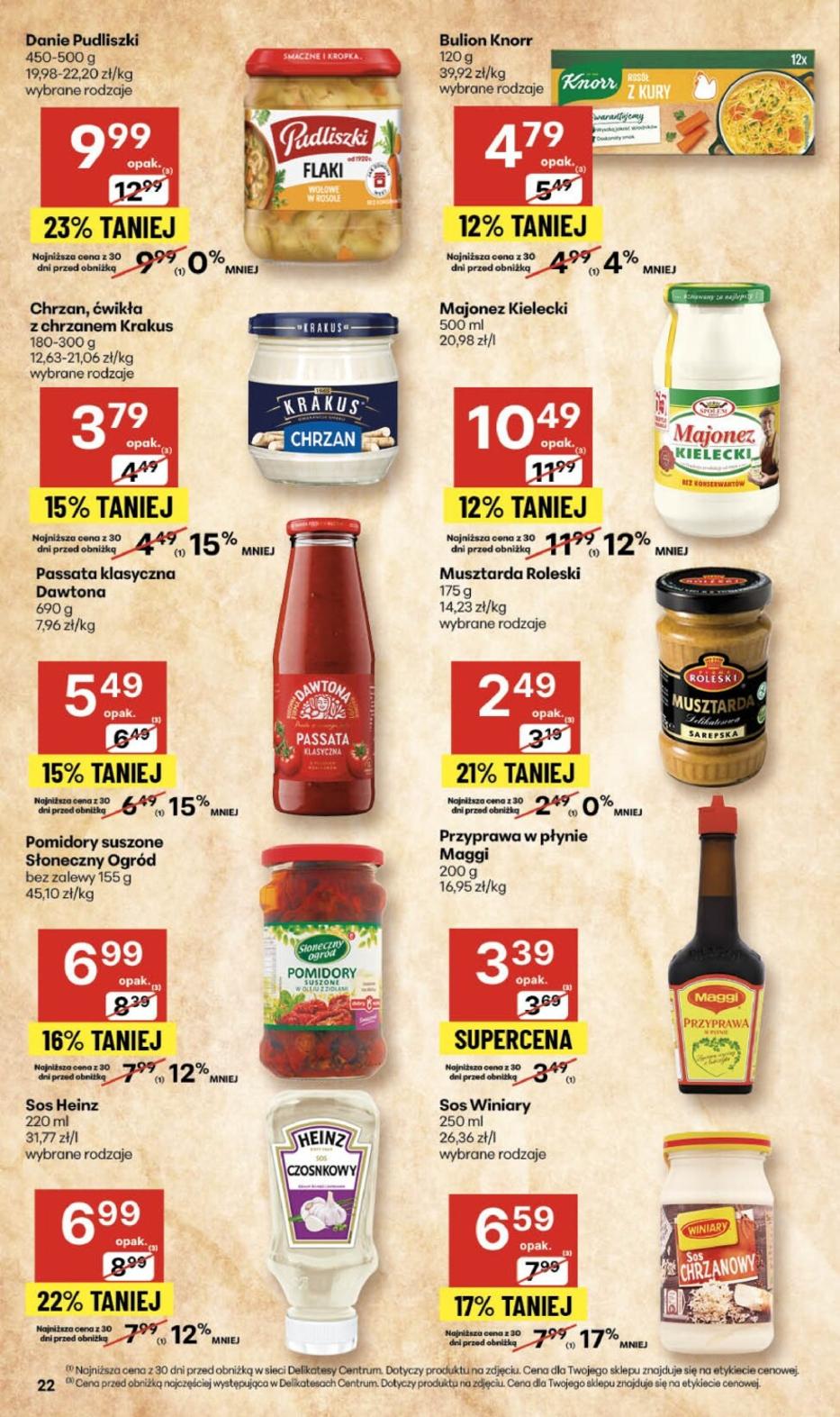 Gazetka promocyjna Delikatesy Centrum str. 22
