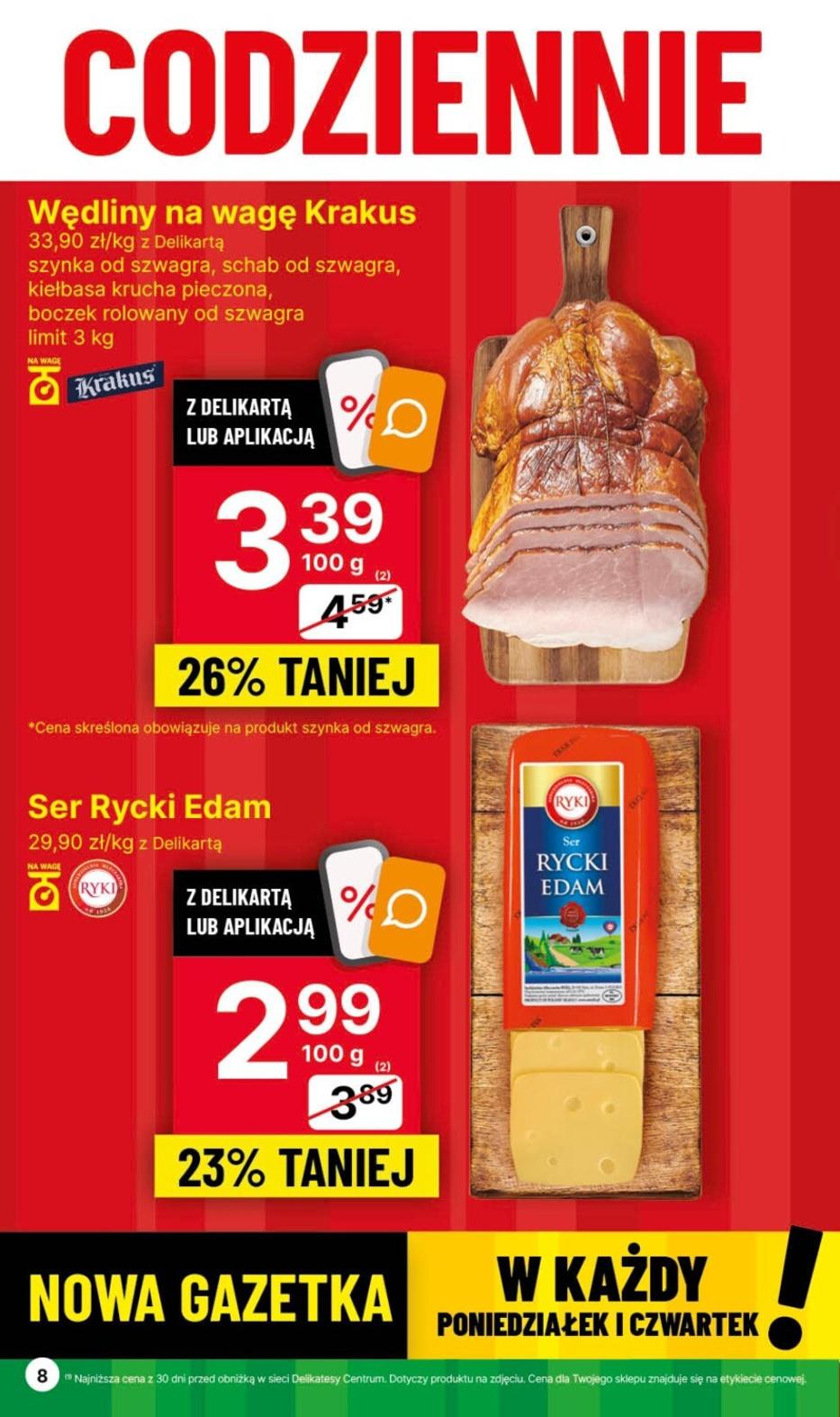 Gazetka promocyjna Delikatesy Centrum str. 8