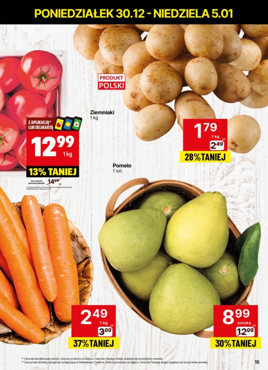 Gazetka promocyjna Delikatesy Centrum str. 15