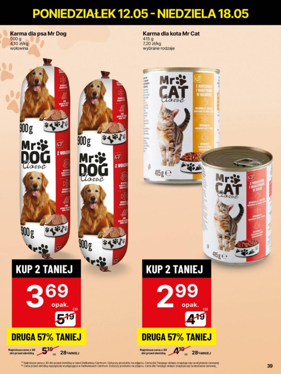 Gazetka promocyjna Delikatesy Centrum str. 39