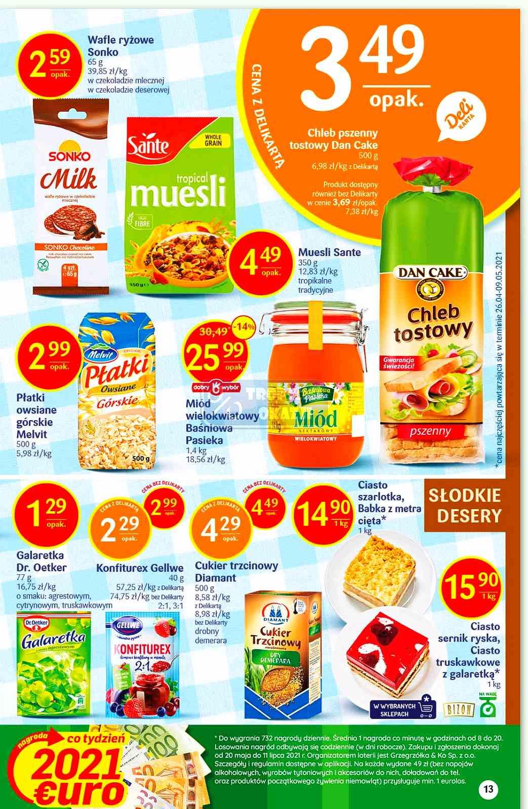 Gazetka promocyjna Delikatesy Centrum str. 13