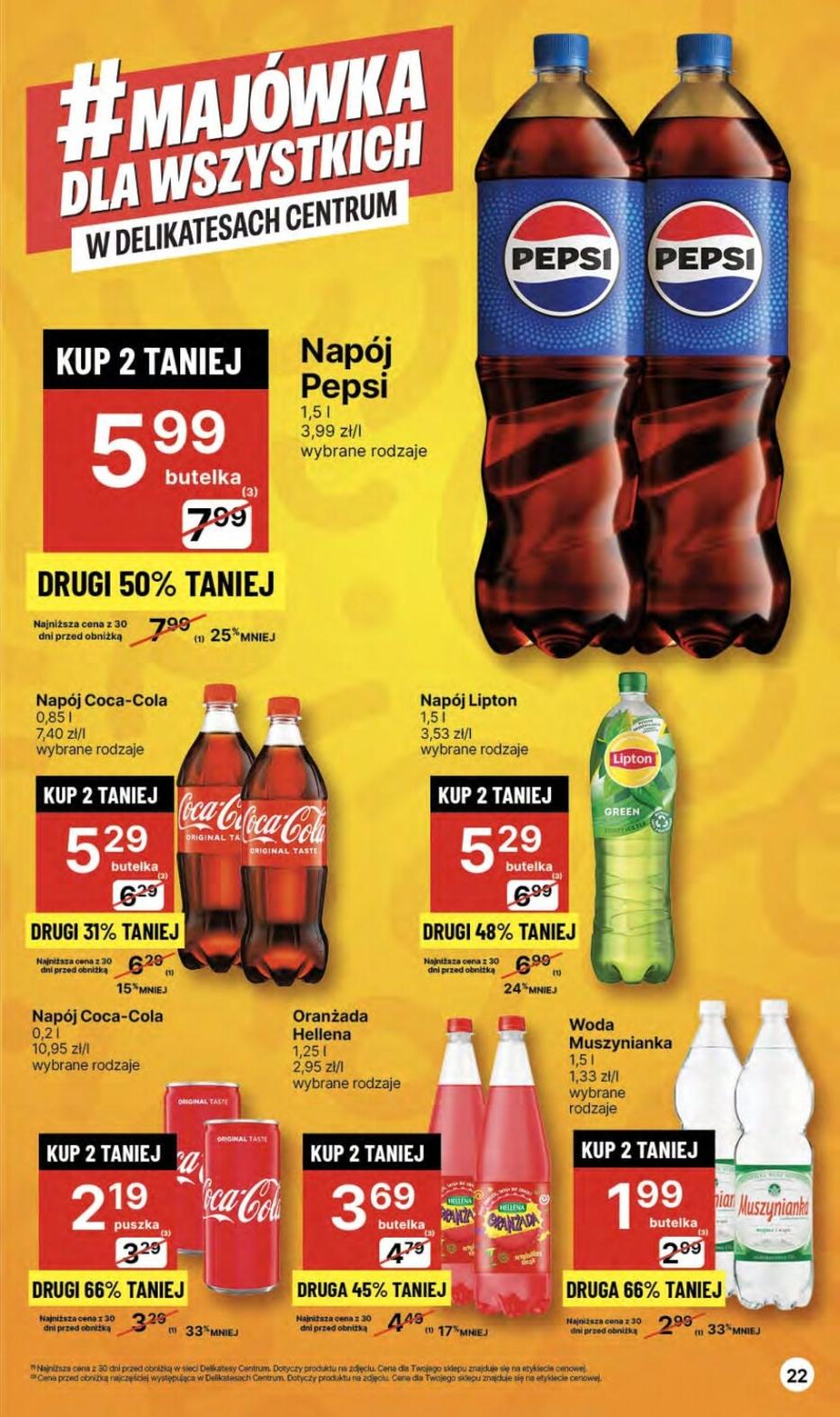 Gazetka promocyjna Delikatesy Centrum str. 22