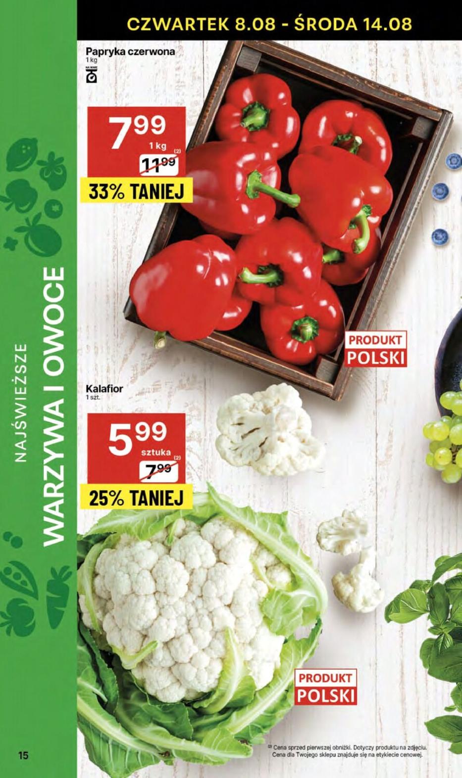 Gazetka promocyjna Delikatesy Centrum str. 15