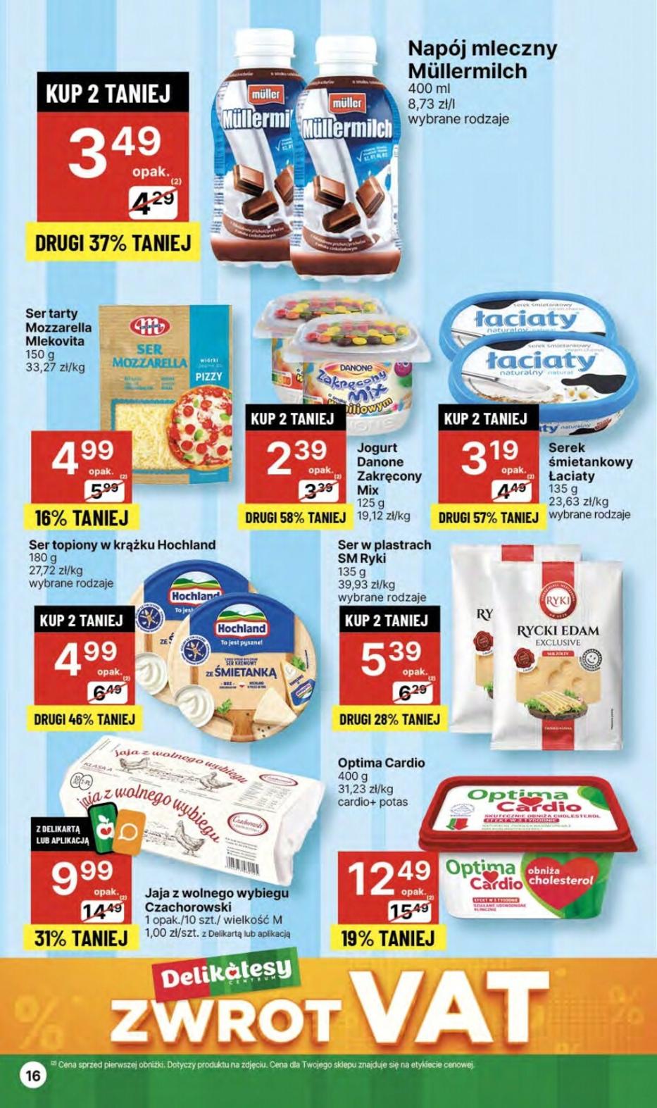 Gazetka promocyjna Delikatesy Centrum str. 16