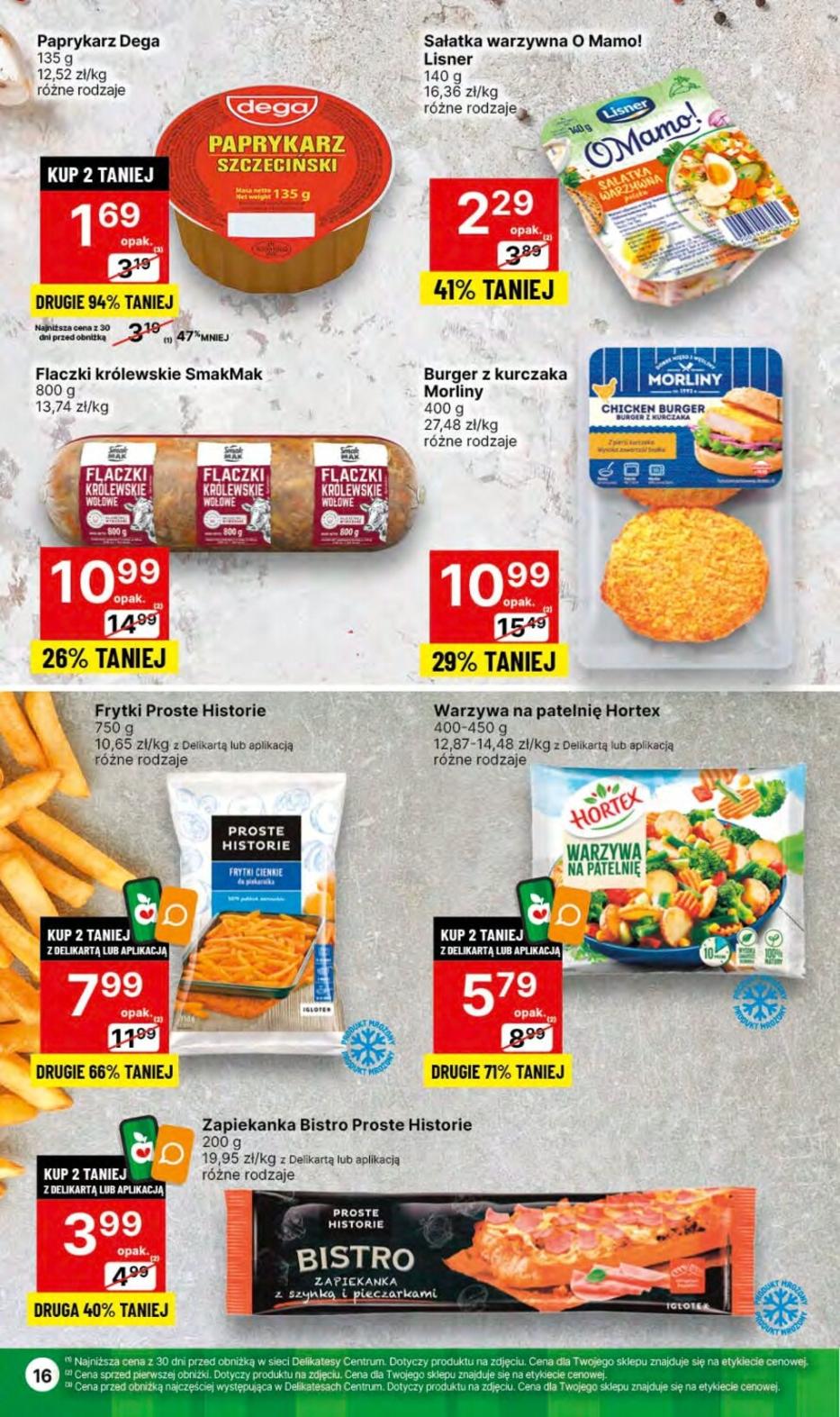 Gazetka promocyjna Delikatesy Centrum str. 16