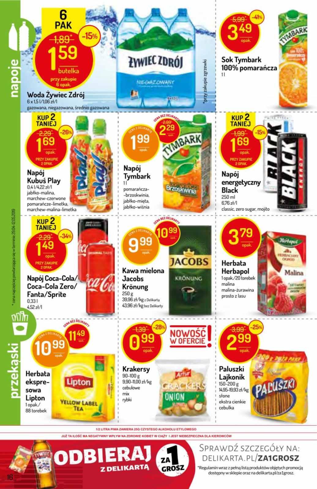 Gazetka promocyjna Delikatesy Centrum str. 16