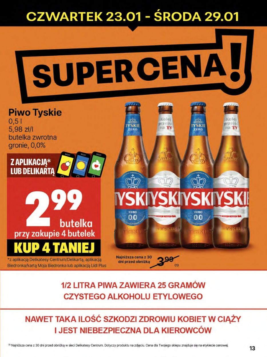 Gazetka promocyjna Delikatesy Centrum str. 13