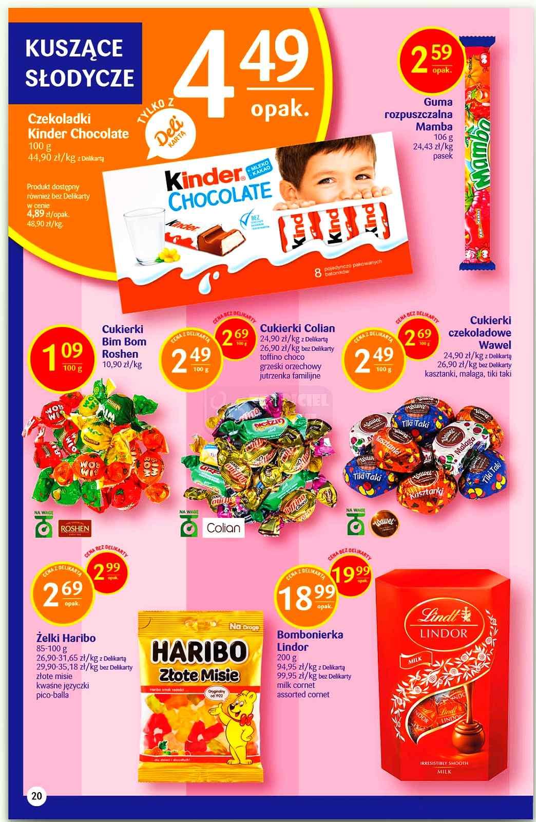 Gazetka promocyjna Delikatesy Centrum str. 20