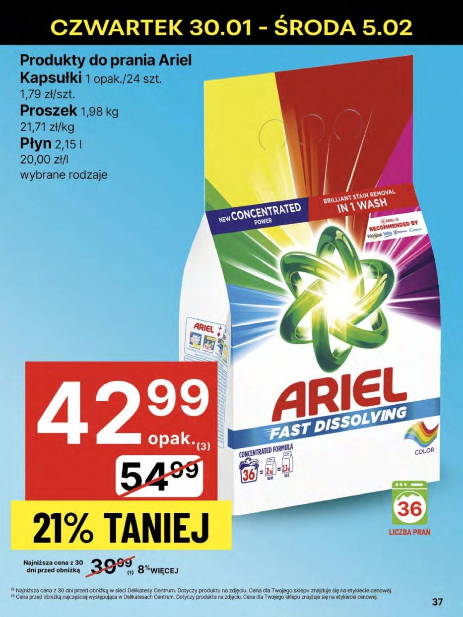 Gazetka promocyjna Delikatesy Centrum str. 37