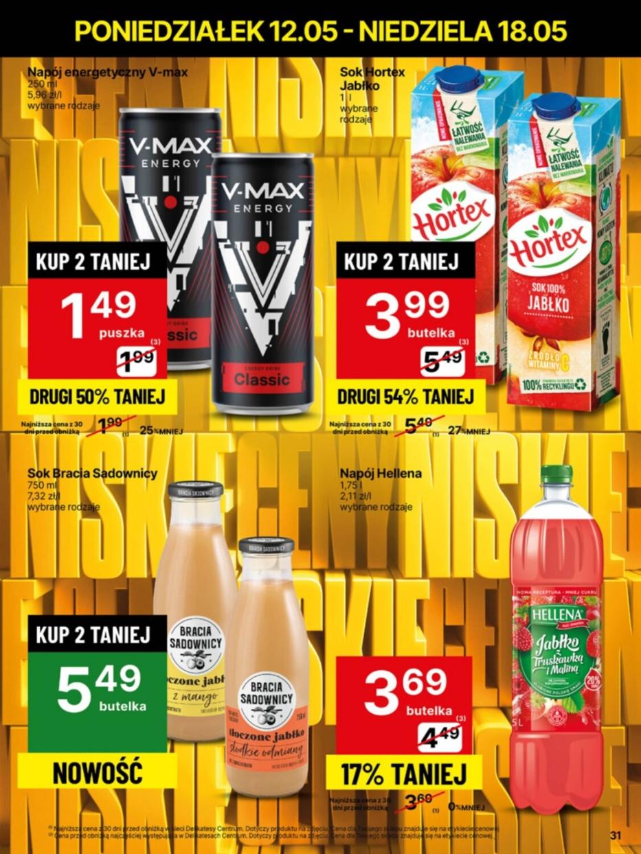 Gazetka promocyjna Delikatesy Centrum str. 31