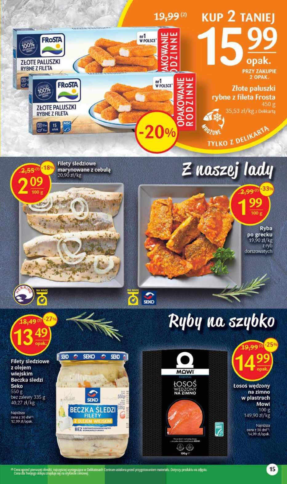 Gazetka promocyjna Delikatesy Centrum str. 15