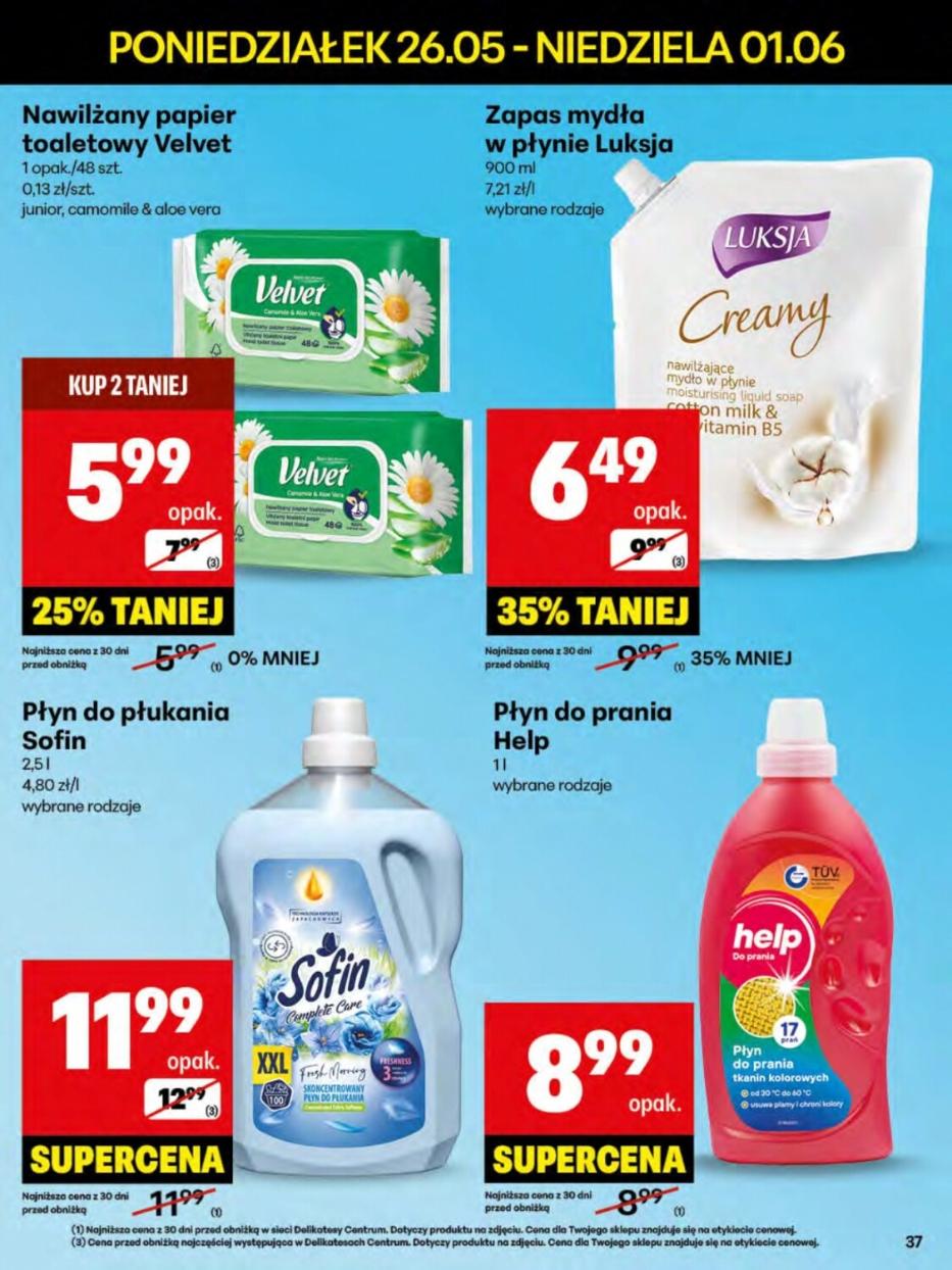 Gazetka promocyjna Delikatesy Centrum str. 37