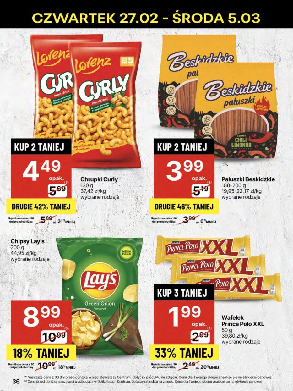 Gazetka promocyjna Delikatesy Centrum str. 36