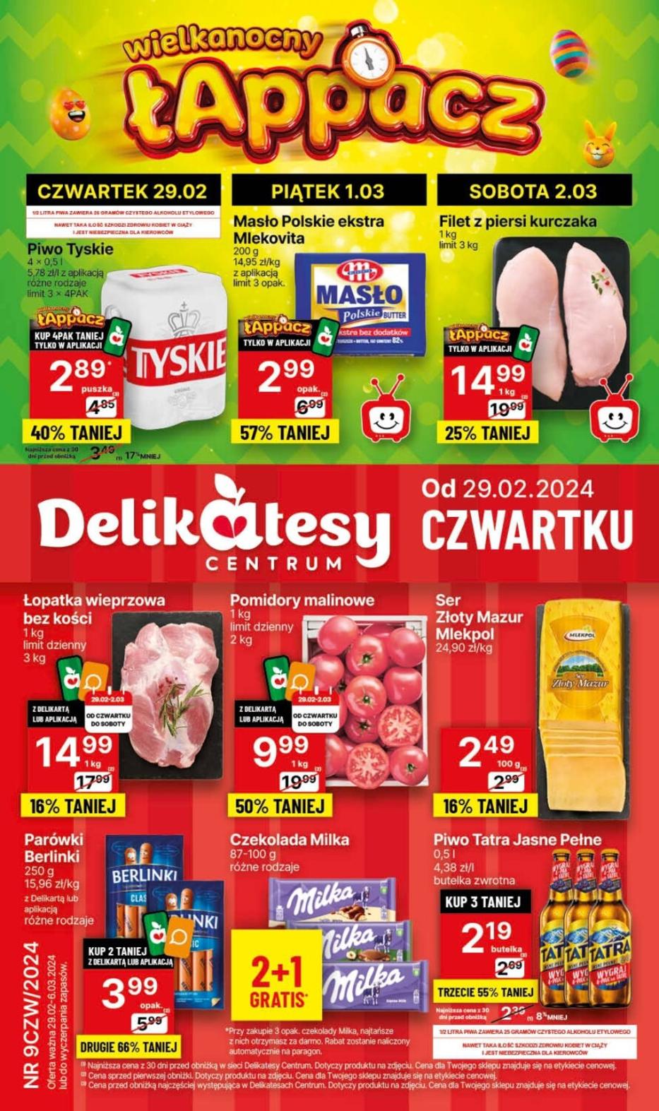 Gazetka promocyjna Delikatesy Centrum str. 1