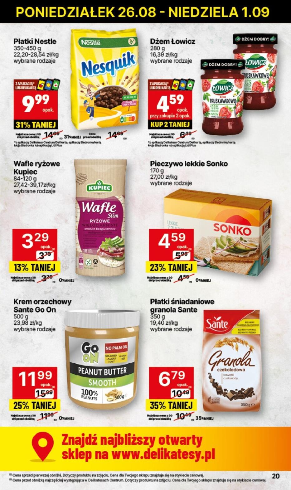 Gazetka promocyjna Delikatesy Centrum str. 20