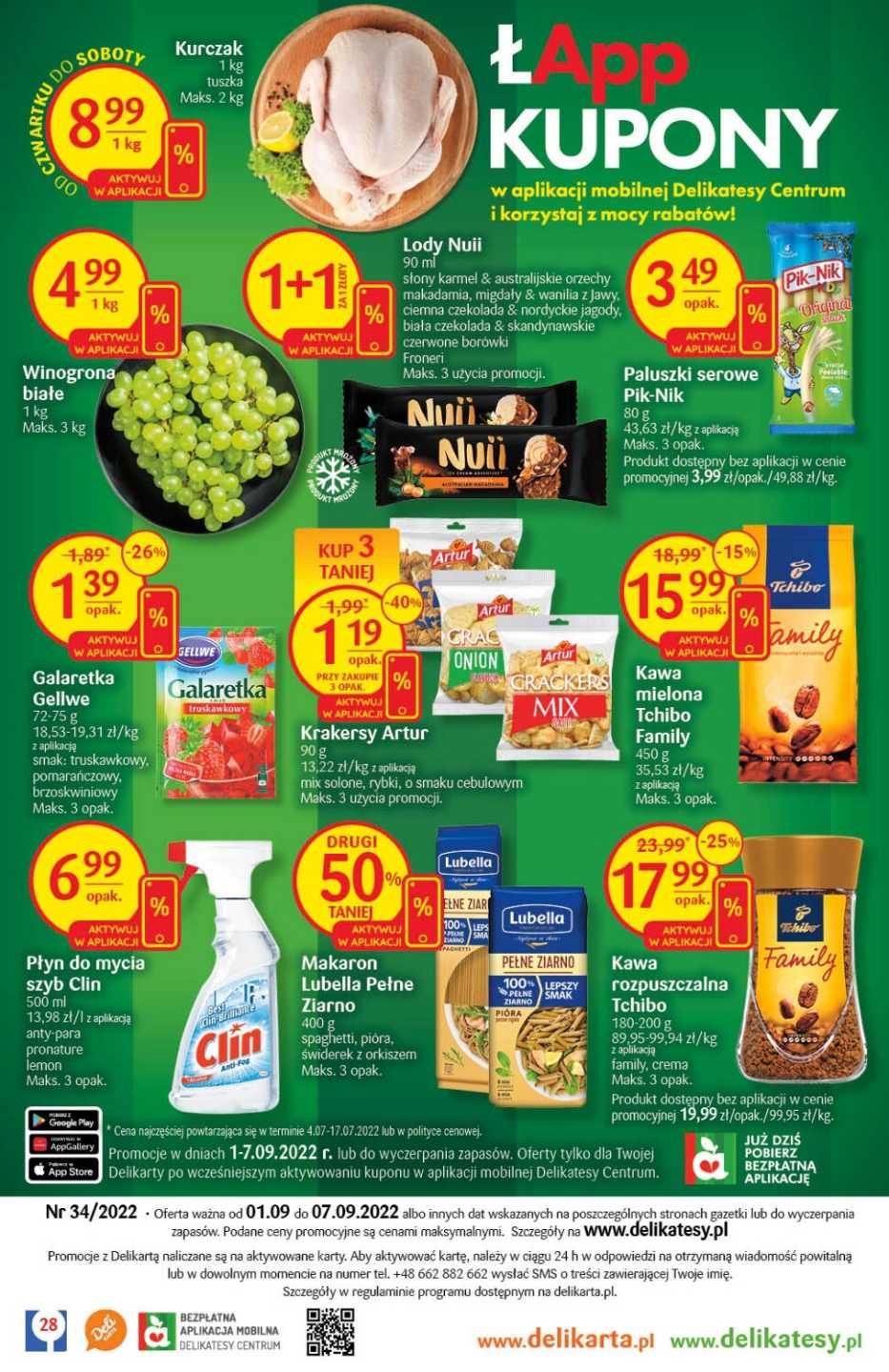 Gazetka promocyjna Delikatesy Centrum str. 28