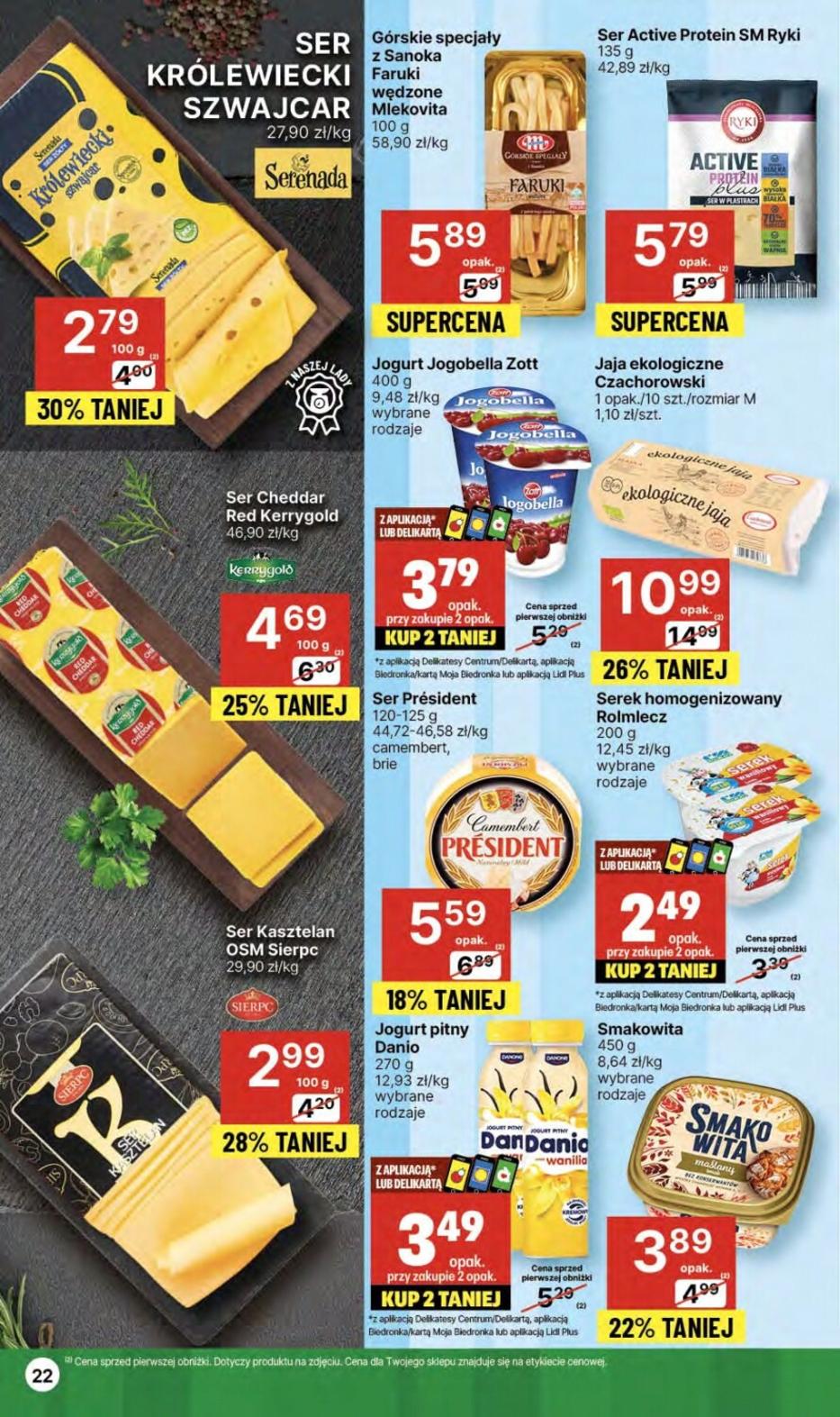 Gazetka promocyjna Delikatesy Centrum str. 22