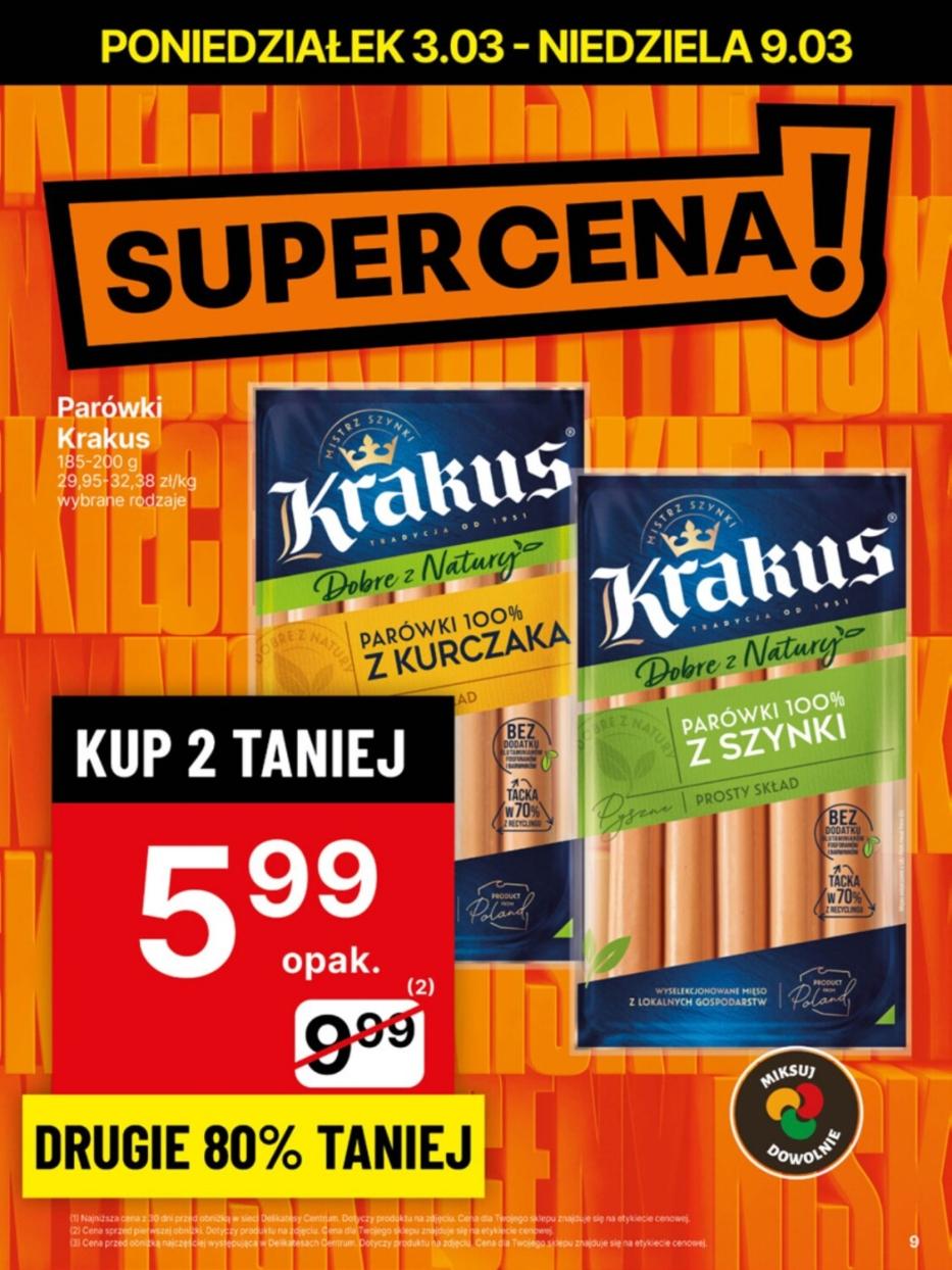 Gazetka promocyjna Delikatesy Centrum str. 9