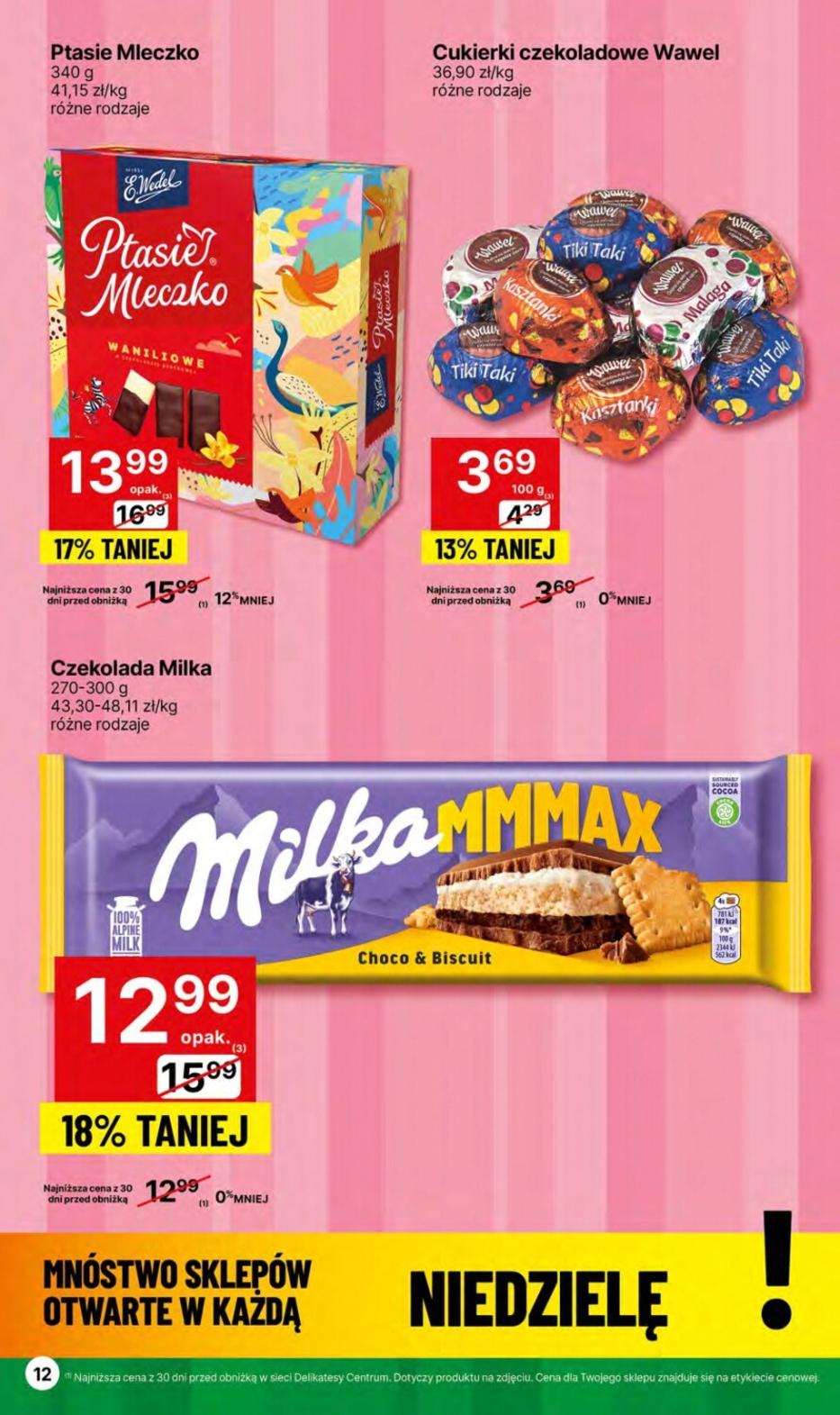 Gazetka promocyjna Delikatesy Centrum str. 12