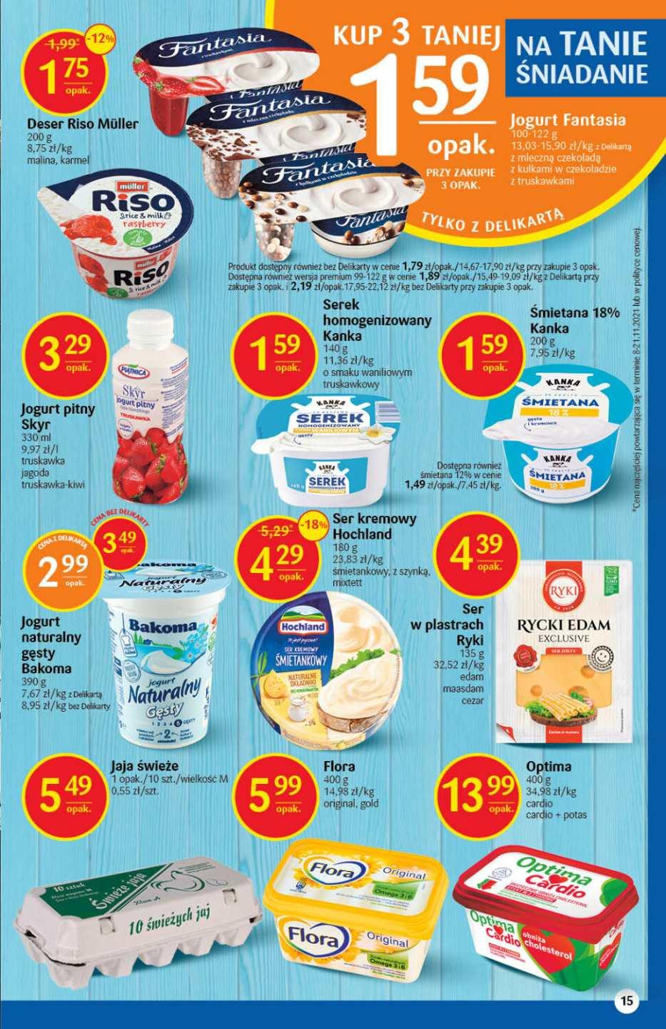 Gazetka promocyjna Delikatesy Centrum str. 15
