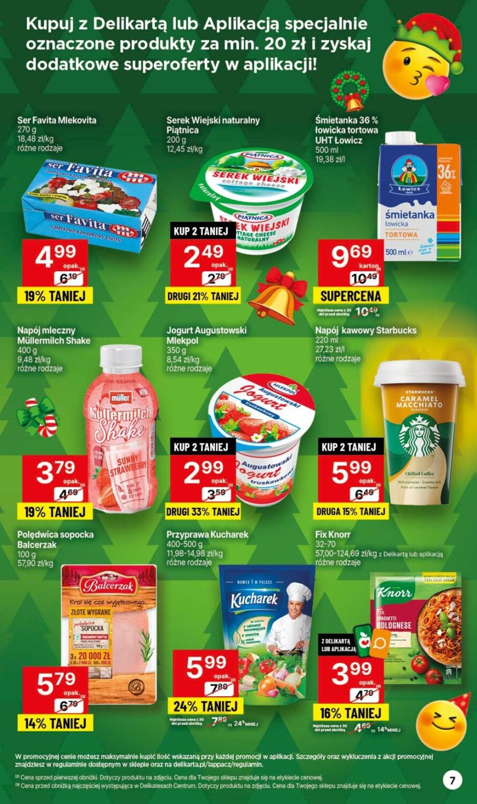 Gazetka promocyjna Delikatesy Centrum str. 7