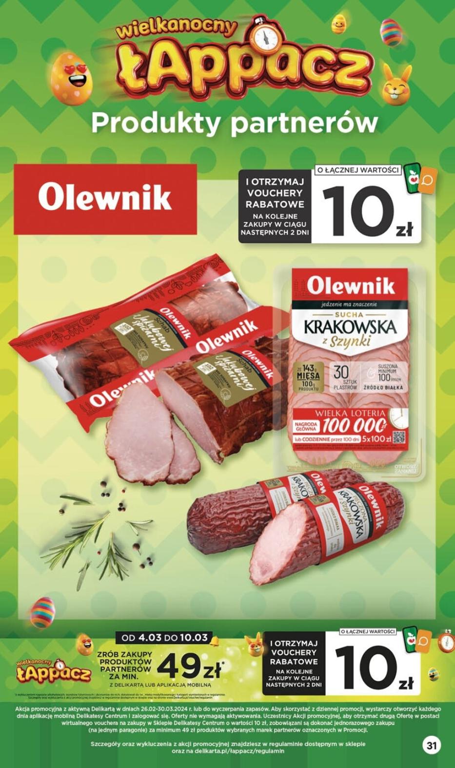 Gazetka promocyjna Delikatesy Centrum str. 31