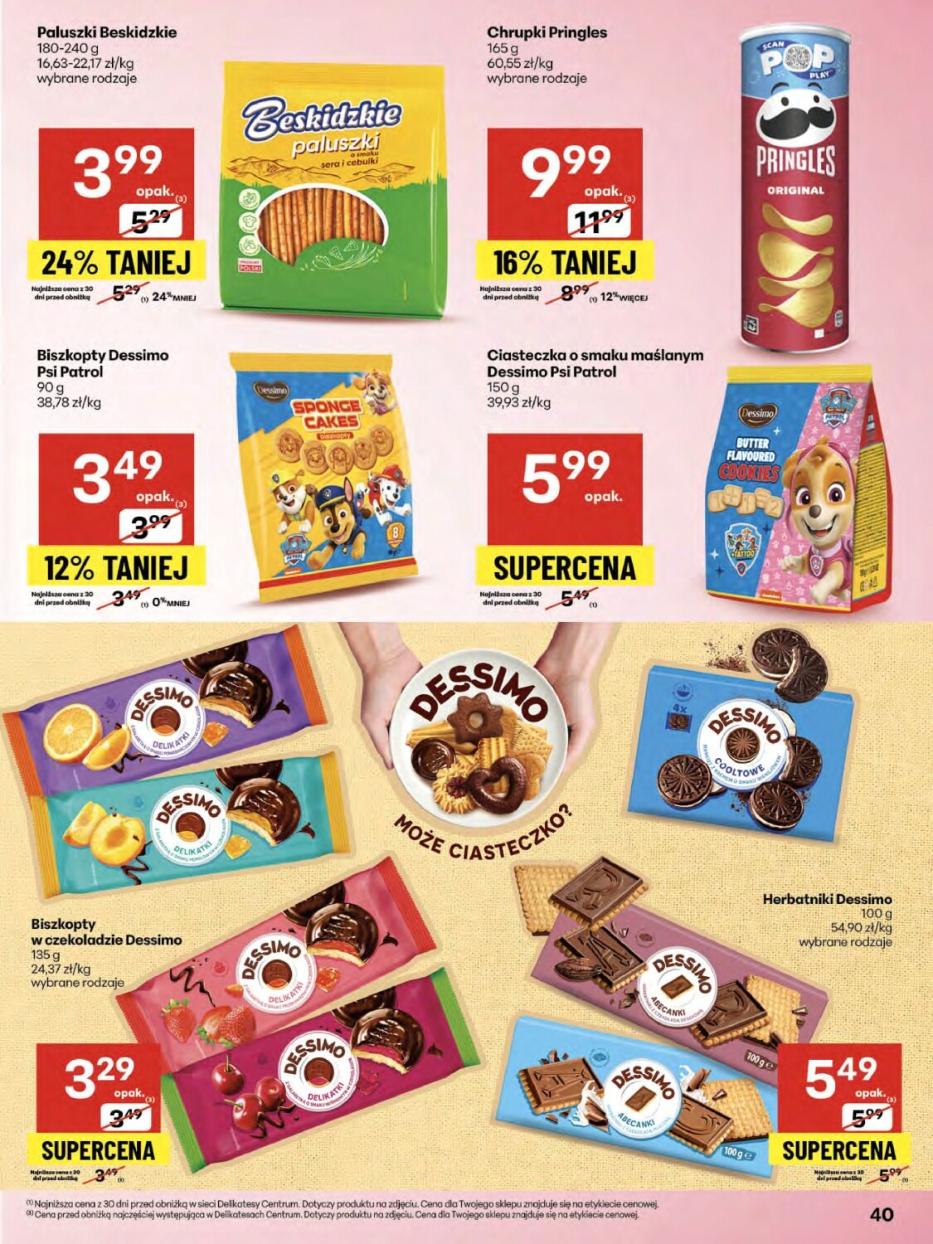 Gazetka promocyjna Delikatesy Centrum str. 40