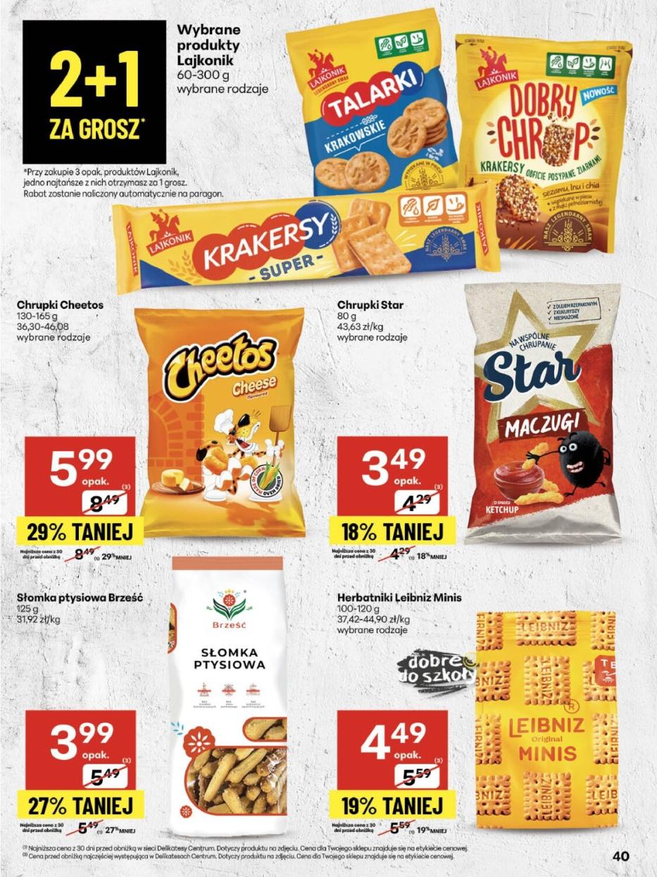 Gazetka promocyjna Delikatesy Centrum str. 40