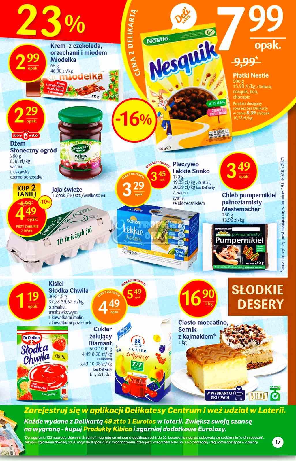 Gazetka promocyjna Delikatesy Centrum str. 17