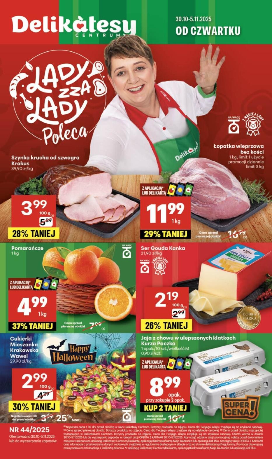 Gazetka promocyjna Delikatesy Centrum str. 1