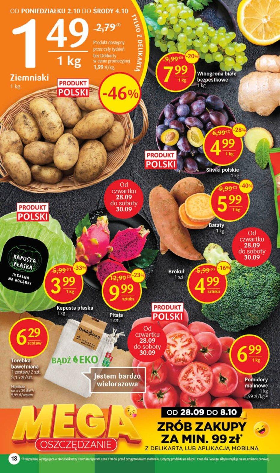 Gazetka promocyjna Delikatesy Centrum str. 18