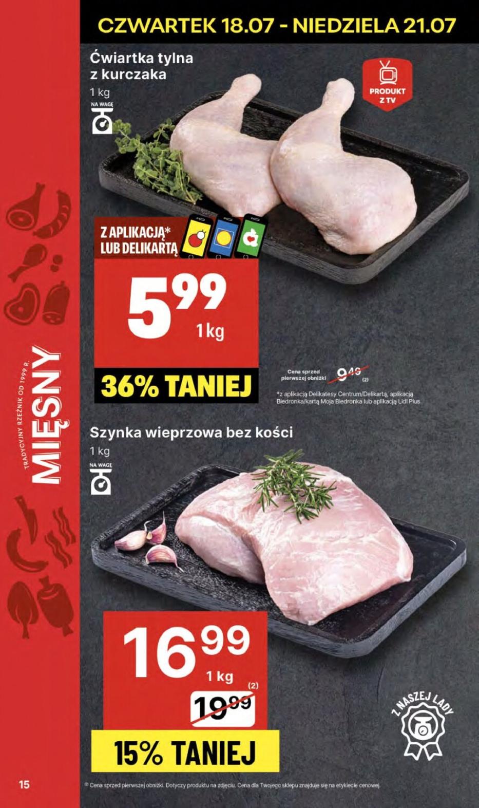 Gazetka promocyjna Delikatesy Centrum str. 15