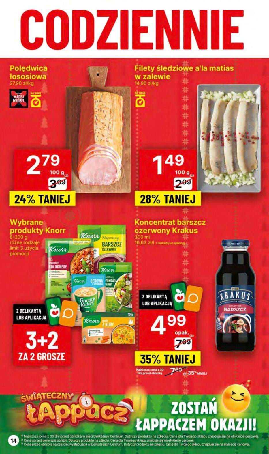Gazetka promocyjna Delikatesy Centrum str. 14