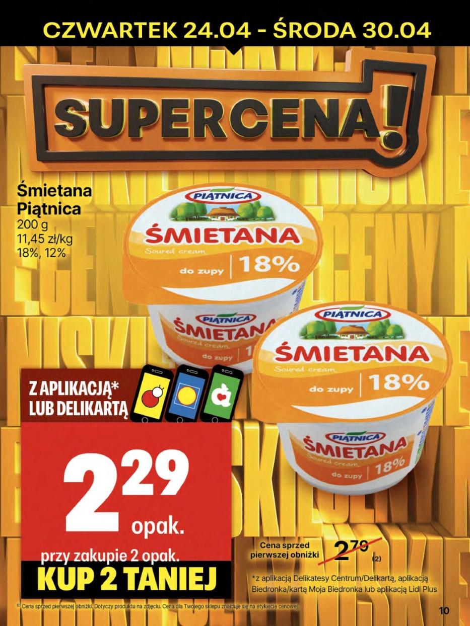 Gazetka promocyjna Delikatesy Centrum str. 10