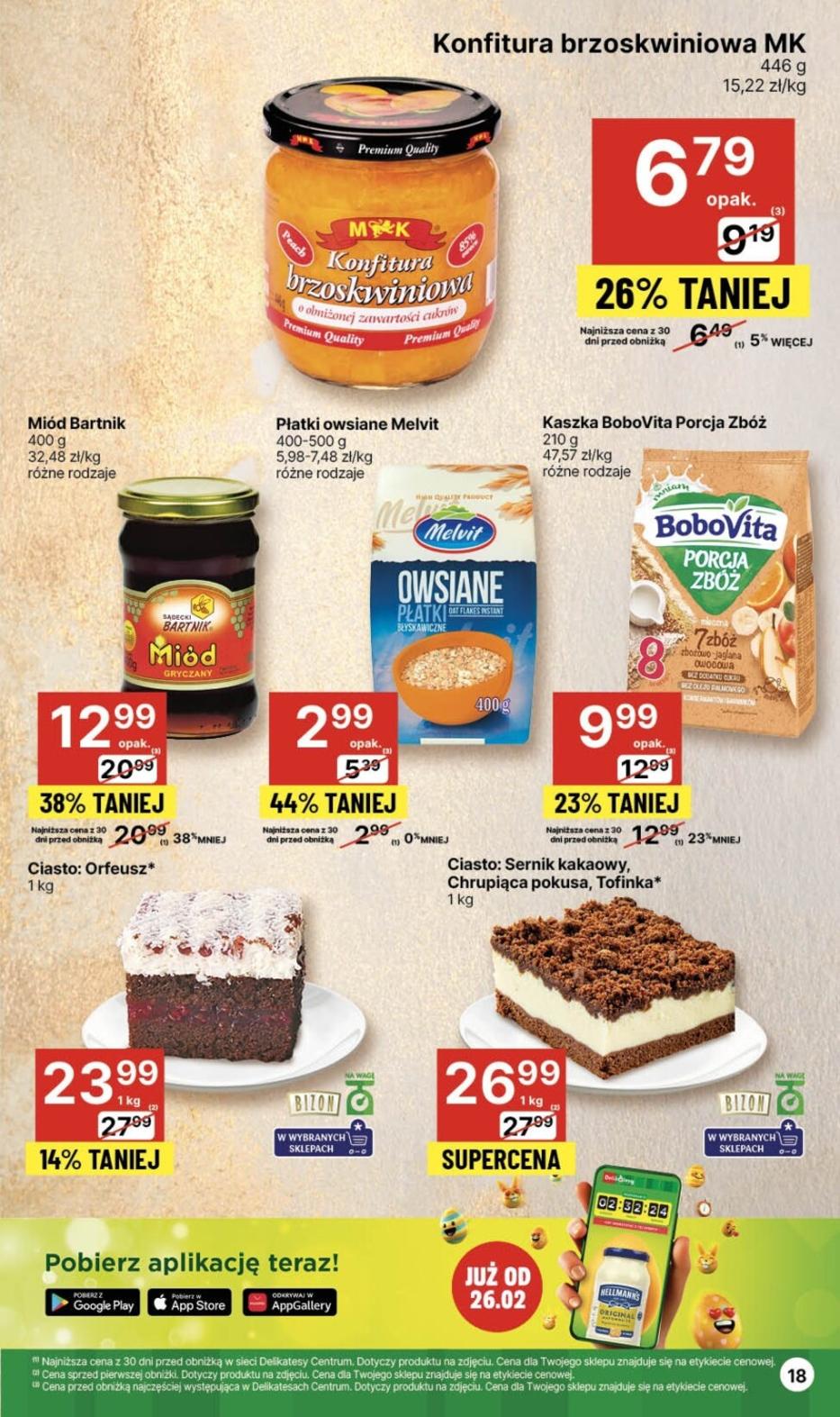 Gazetka promocyjna Delikatesy Centrum str. 18