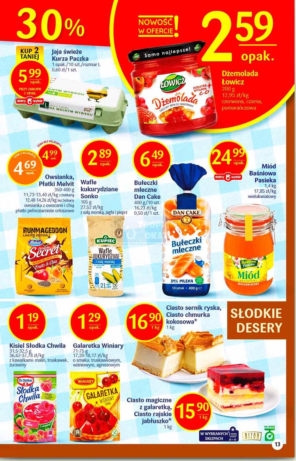 Gazetka promocyjna Delikatesy Centrum str. 13