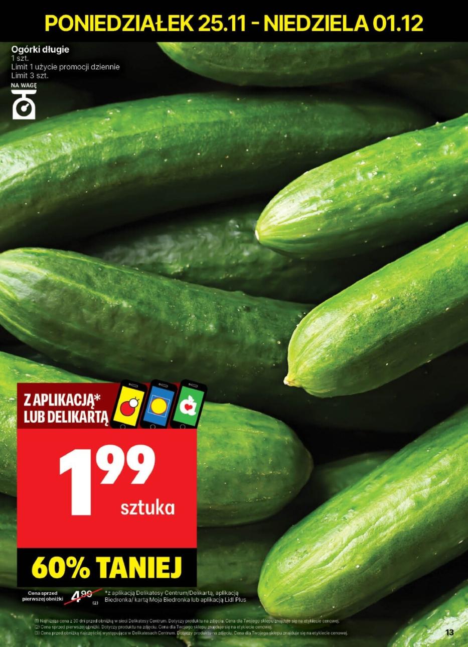 Gazetka promocyjna Delikatesy Centrum str. 13