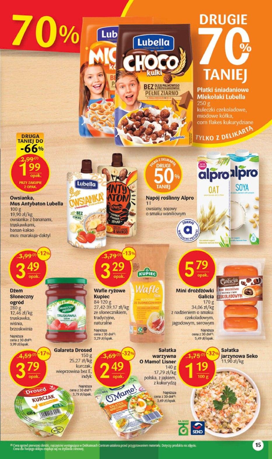Gazetka promocyjna Delikatesy Centrum str. 15